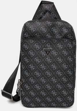 Malá taška Guess MILANO čierna farba, HMMILO P5226