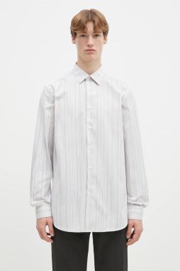 Bavlnená košeľa Paul Smith pánska, biela farba, regular, s klasickým golierom, M1R-800P-P00811