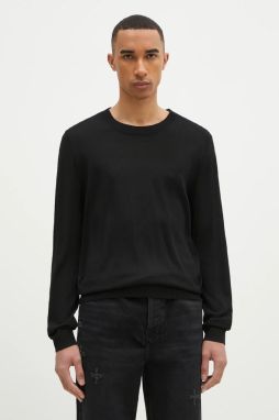 Vlnený sveter Paul Smith pánsky, čierna farba, tenký, M1R-238Z-P02093