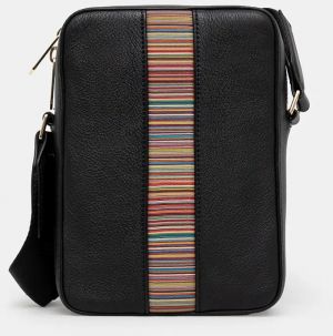 Kožená taška Paul Smith čierna farba, M1A-7745-BMULTI