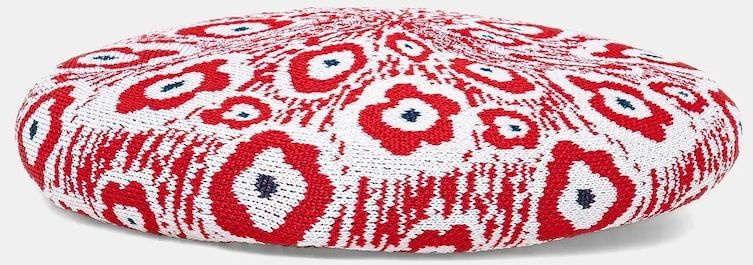 Baretka Kangol RETRO FLOWER červená farba, K3750.RD608