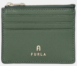 Kožená peňaženka Furla zelená farba, WP00388.ARE000.OLI00