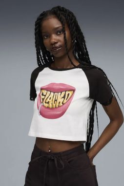Bavlnené tričko Puma PUMA x A$AP ROCKY dámske, biela farba, 633419