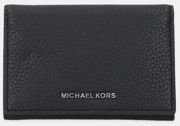 Kožená peňaženka Michael Kors HUDSON čierna farba, 39S5LHDD6L