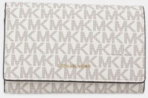 Peňaženka MICHAEL Michael Kors dámska, béžová farba, 32T5GJ6D9B