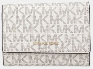 Peňaženka MICHAEL Michael Kors BRYANT dámska, béžová farba, 32S5GYTP1B