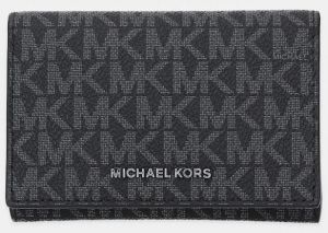 Peňaženka Michael Kors HUDSON pánska, čierna farba, 39T5LHDD6B