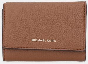 Kožená peňaženka MICHAEL Michael Kors BRYANT hnedá farba, 32S5GYTP1L