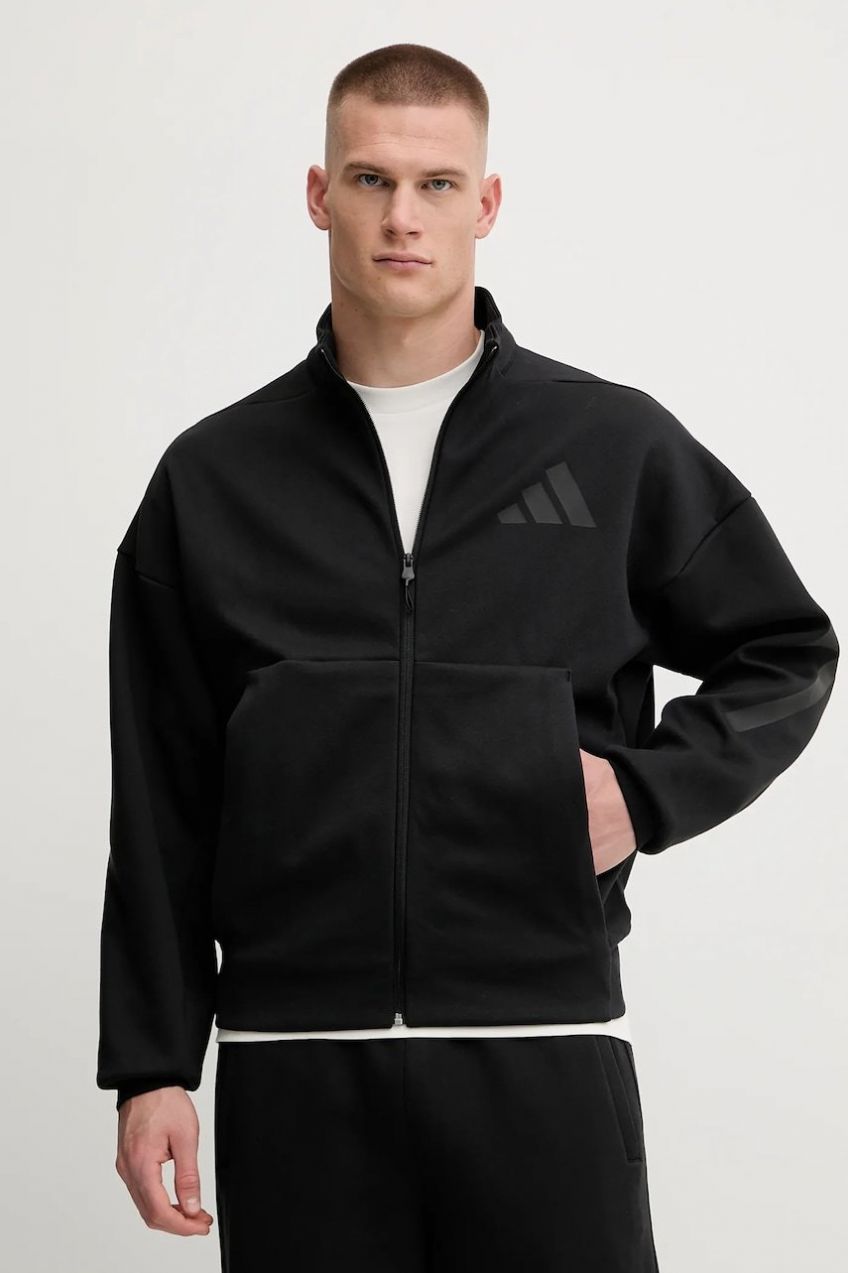 Mikina adidas x Z.N.E čierna farba, jednofarebná, JM6058