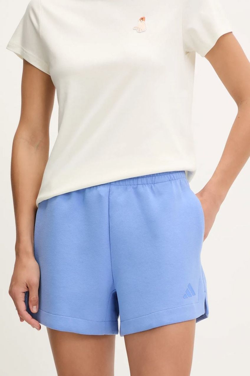 Šortky adidas All SZN jednofarebné, vysoký pás, JV9878