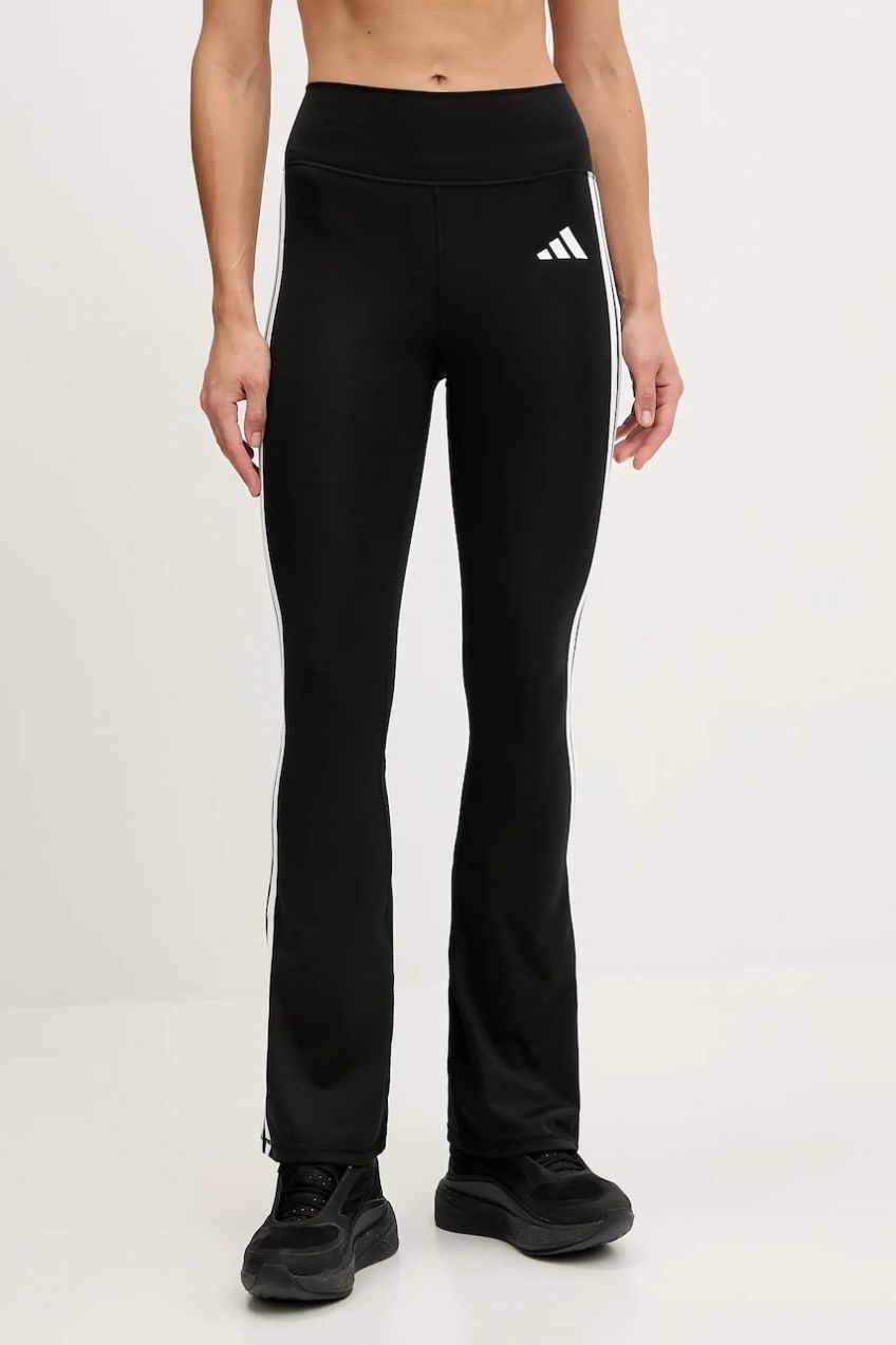 Tréningové legíny adidas Performance Optime Essentials čierna farba, vzorované, JD6544