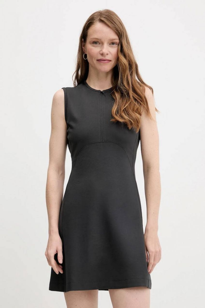 Šaty Calvin Klein Jeans šedá farba, mini, priliehavé, LV044C214G
