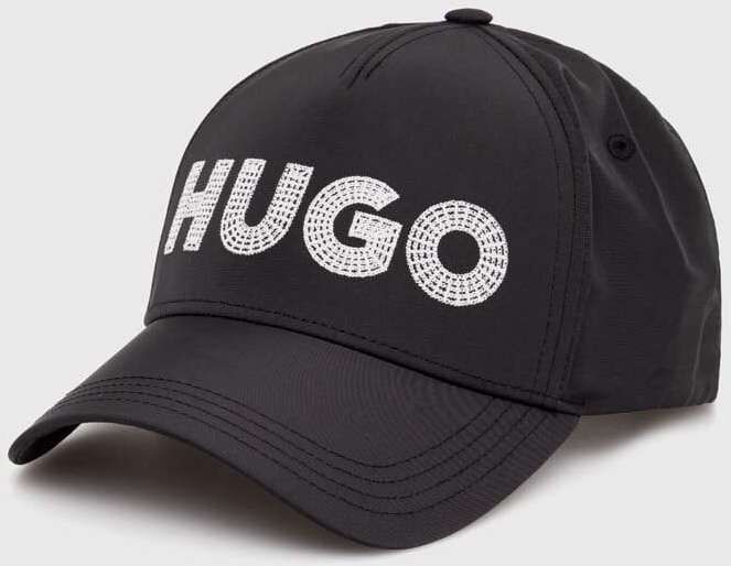 Šiltovka HUGO čierna farba, s nášivkou, 50515963