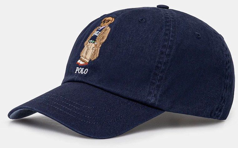 Bavlnená šiltovka Polo Ralph Lauren tmavomodrá farba, s nášivkou, 211A87349