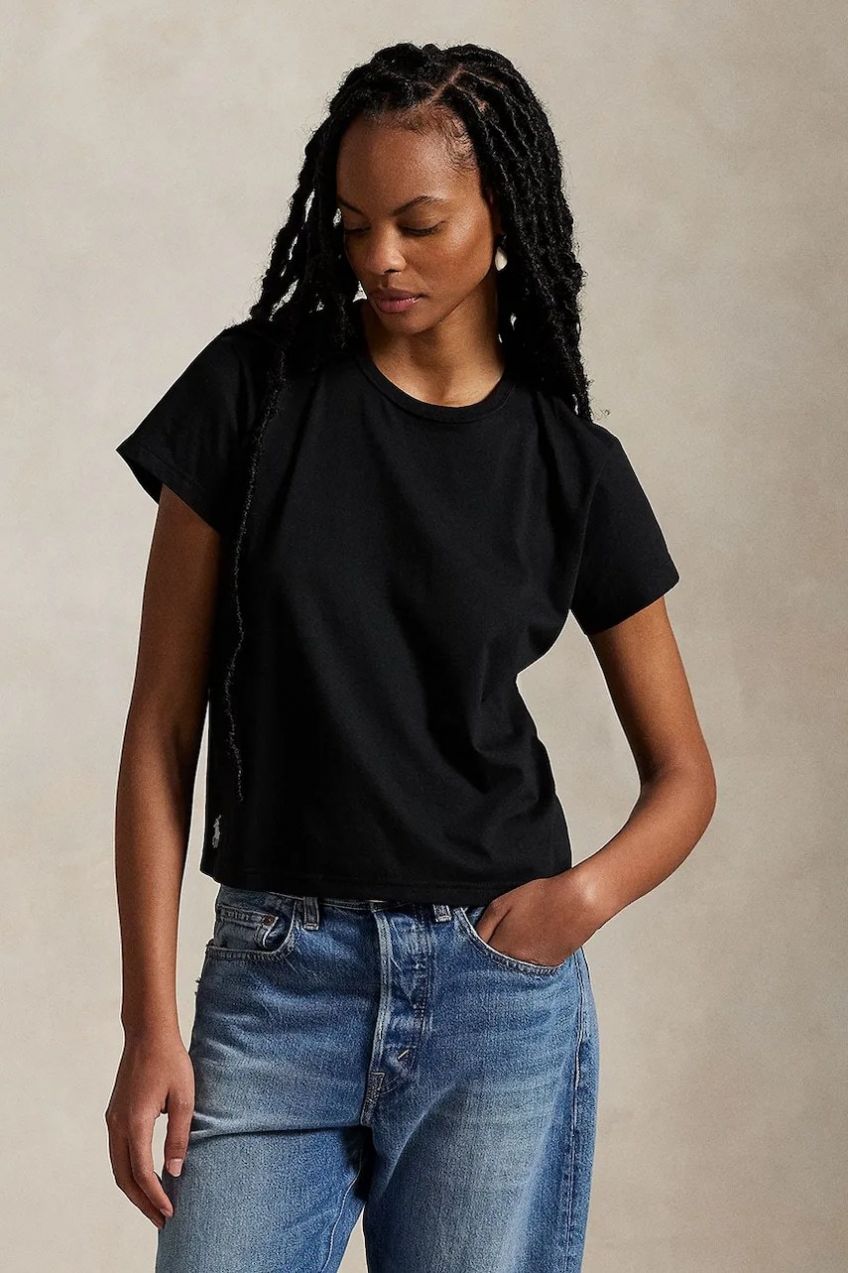 Tričko Polo Ralph Lauren dámske, čierna farba, 211967102