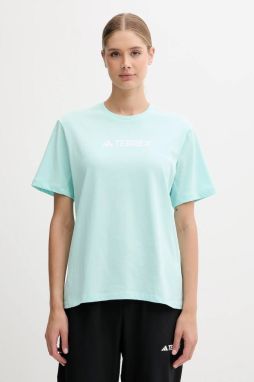 Športové tričko adidas TERREX tyrkysová farba, JM2816