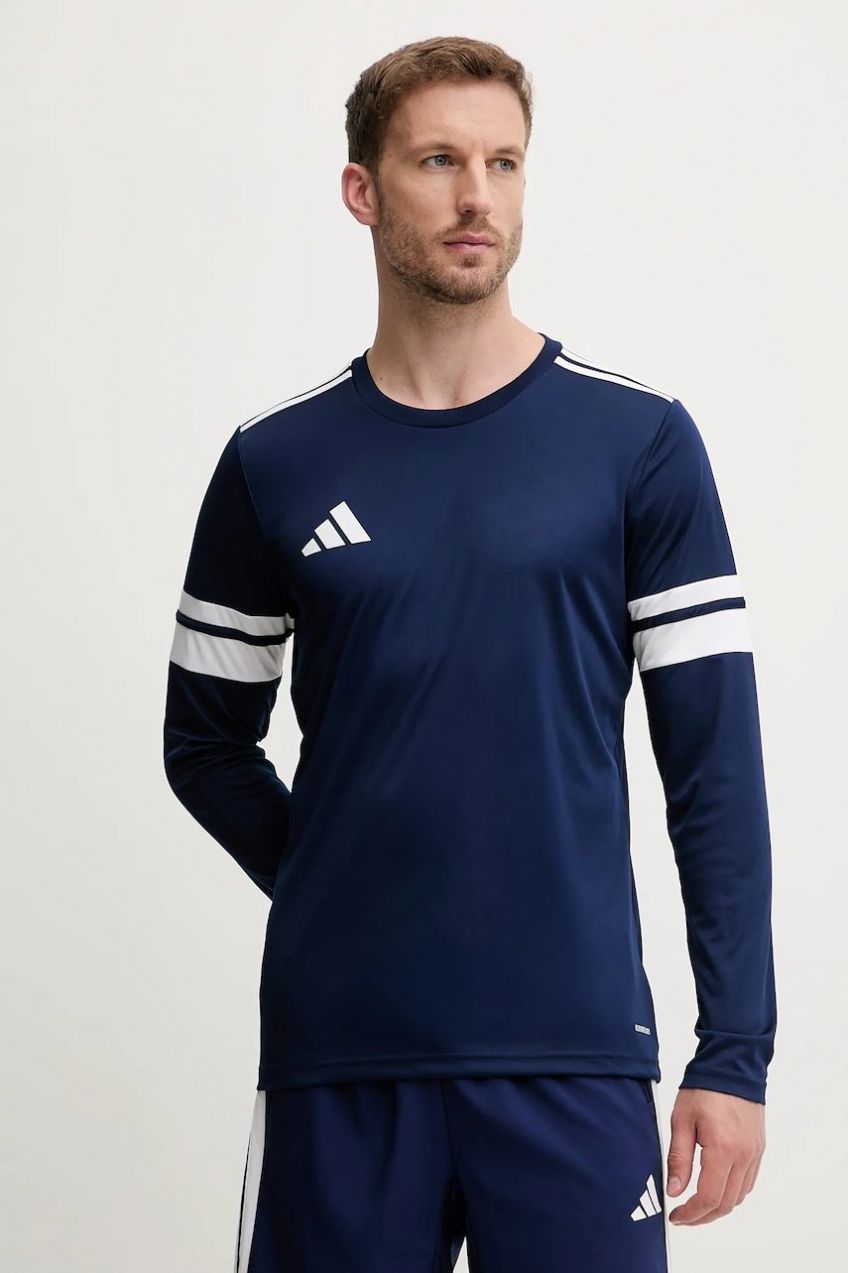 Športové tričko s dlhým rukávom adidas Performance Squad 25 s nášivkou, JF6075