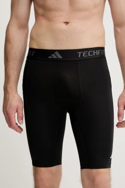 Tréningové šortky adidas Performance Techfit čierna farba, IN5591