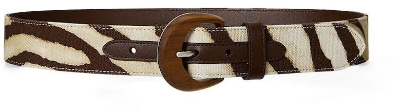 Opasok Lauren Ralph Lauren hnedá farba, 412974652
