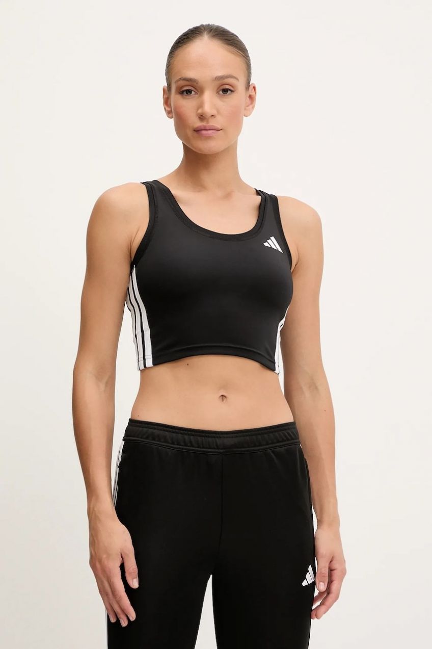 Tréningový top adidas Performance Train Essentials čierna farba, JF8915