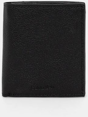 Kožená peňaženka Calvin Klein čierna farba, LV04D1034G