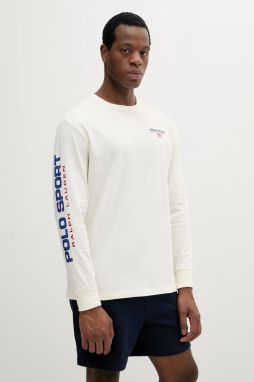 Bavlnené tričko s dlhým rukávom Polo Ralph Lauren čierna farba, s nášivkou