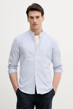 Košeľa Lindbergh pánska, regular, s golierom button-down, 30-203536