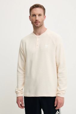 Mikina adidas Originals Essentials béžová farba, jednofarebná, JX2757