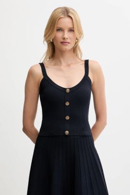 Top Guess EMMIE tmavomodrá farba, W5YR10 Z0130