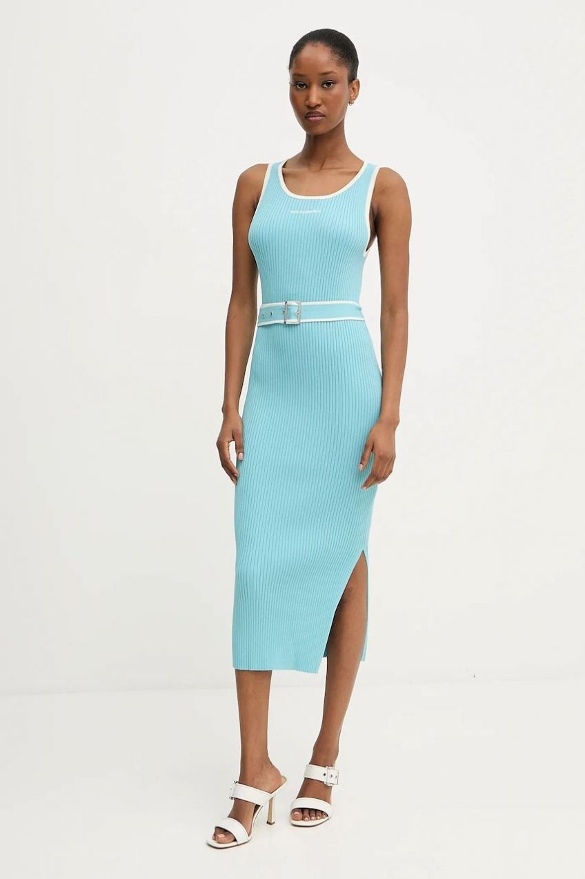 Šaty Karl Lagerfeld midi, priliehavé, A3W13039