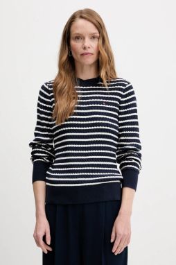 Bavlnený sveter Tommy Hilfiger béžová farba, ľahké, WW0WW44993