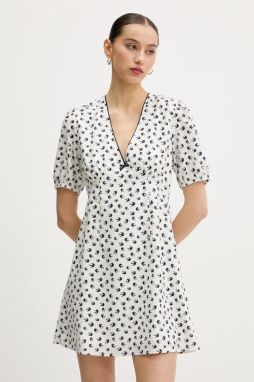 Šaty Tommy Jeans tmavomodrá farba, mini, áčkový strih, DW0DW20337