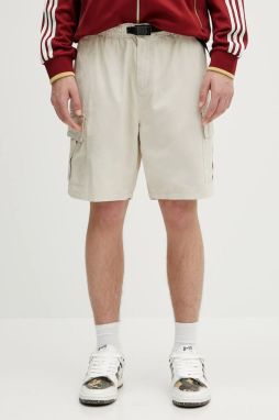 Bavlnené šortky Barbour Barbour Grindle Cargo Relaxed Short béžová farba, MST0062