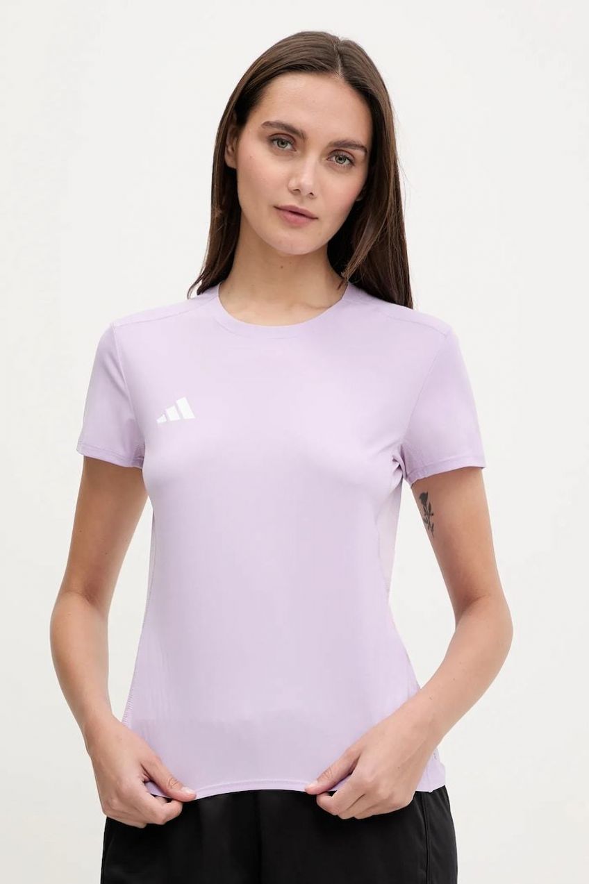 Tréningové tričko adidas Performance Adizero fialová farba, JM8336