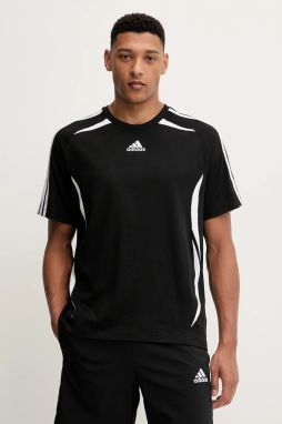 Bavlnené tričko adidas Originals Teamgeist pánske, čierna farba, s nášivkou, KE0145