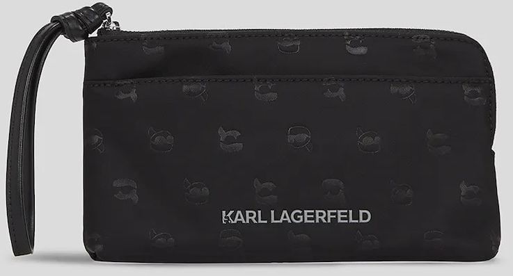Peňaženka Karl Lagerfeld dámska, čierna farba, A3W32012
