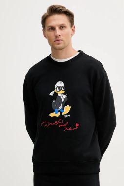 Mikina Karl Lagerfeld DISNEY čierna farba, s potlačou, 553930.705098