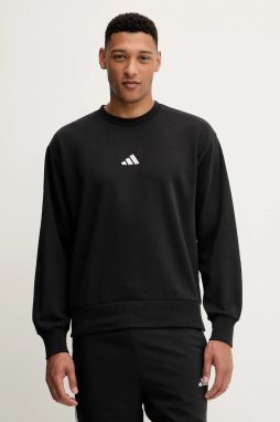 Mikina adidas Feelcozy čierna farba, jednofarebná, JE3837