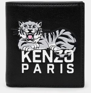 Kožená peňaženka Kenzo pánska, čierna farba, FF55PM603L46.99