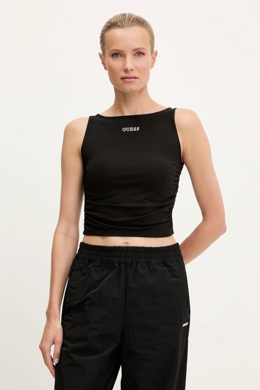 Top Guess NINA čierna farba, V5YP00 J1314