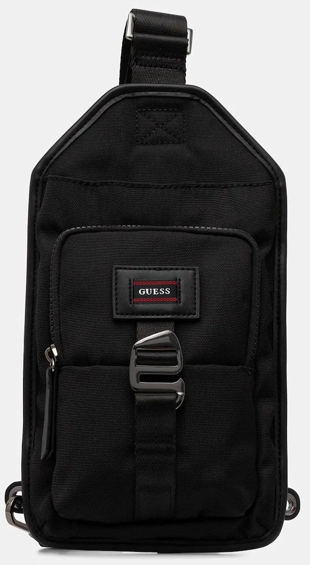 Malá taška Guess AREZZO čierna farba, HMARHN P5326