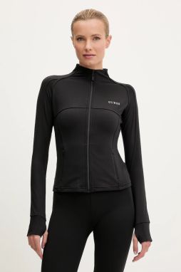 Mikina Guess MARGOT čierna farba, jednofarebná, V5RP17 KCD02