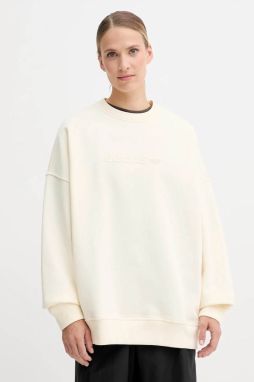 Mikina adidas Originals Essentials béžová farba, jednofarebná, JW1016
