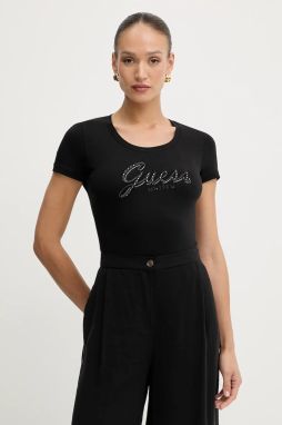 Tričko Guess dámske, čierna farba, W5YI46 J1314