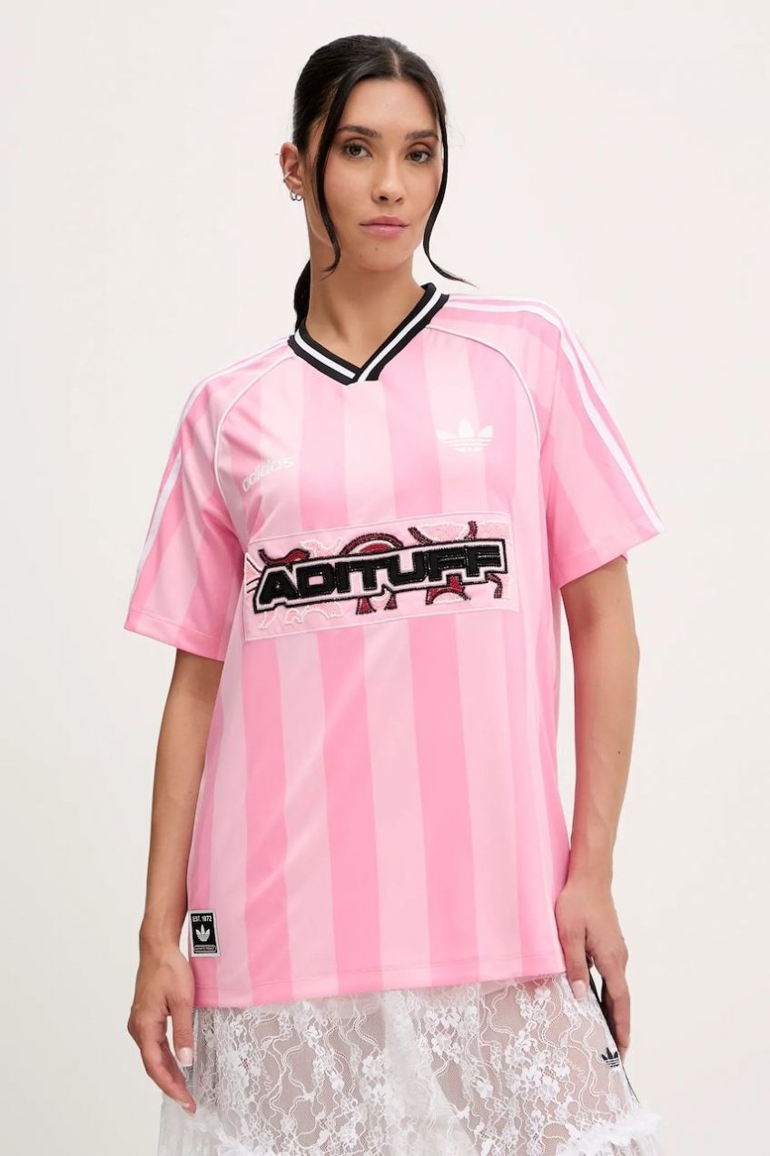 Tričko adidas Originals Jersey dámske, ružová farba, KD2272