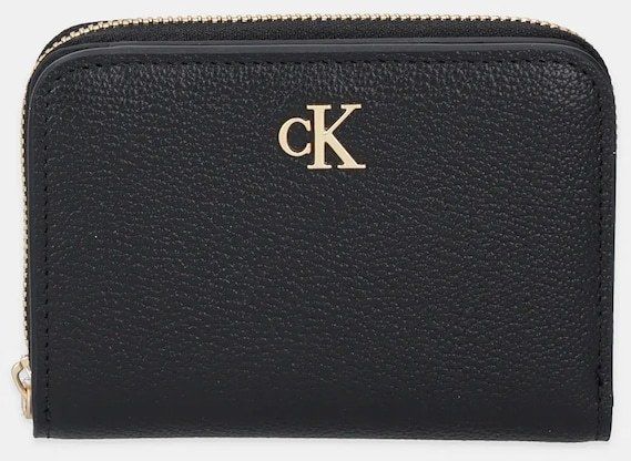 Kožená peňaženka Calvin Klein čierna farba, LV04F1064G