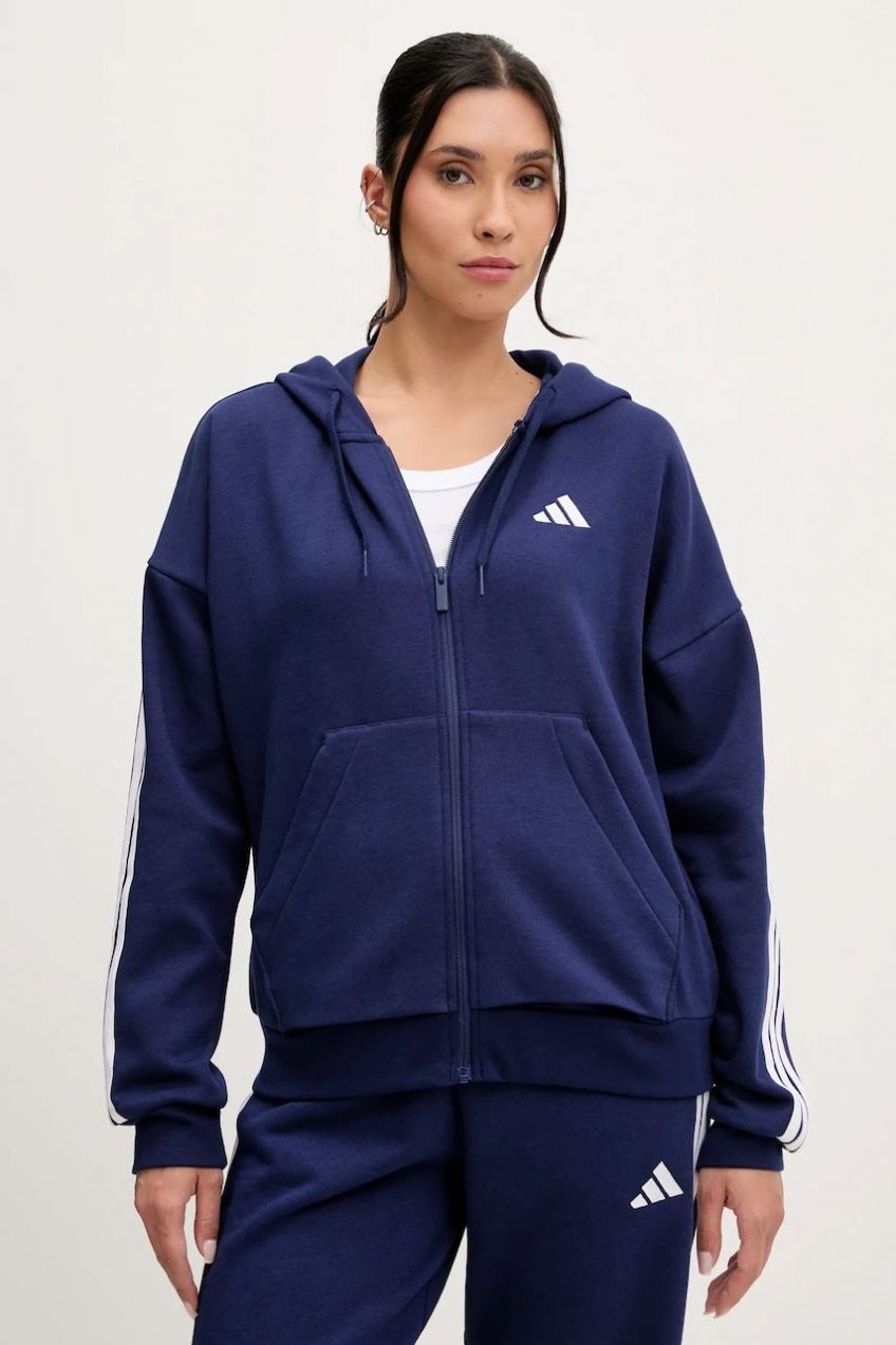 Mikina adidas 3-Stripes s kapucňou, s nášivkou, JY3083