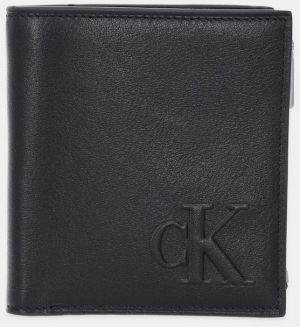 Kožená peňaženka Calvin Klein čierna farba, LV04G1074G