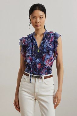 Blúzka Lauren Ralph Lauren vzorovaná, 200970718