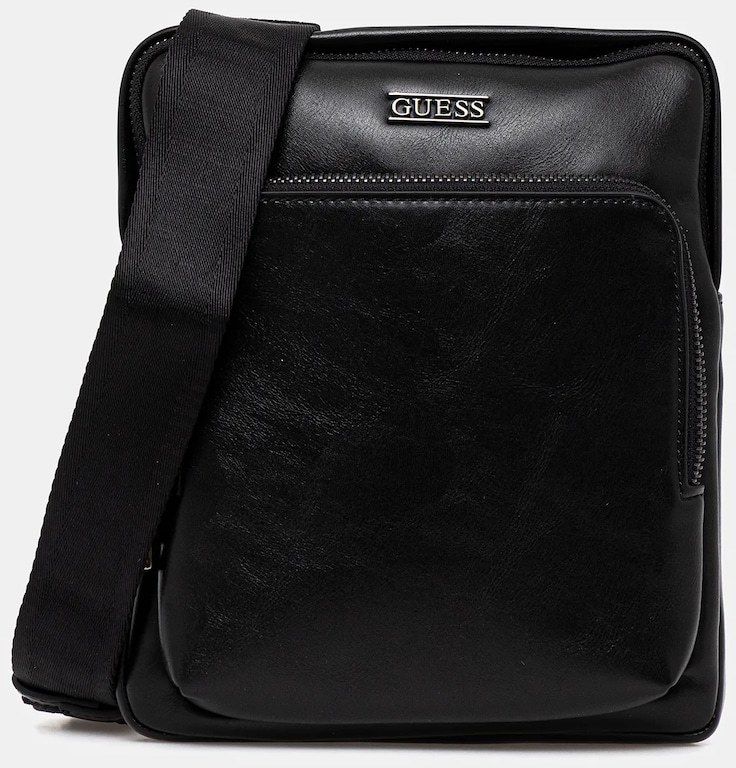 Malá taška Guess BOSTON čierna farba, HMBOCA P5323